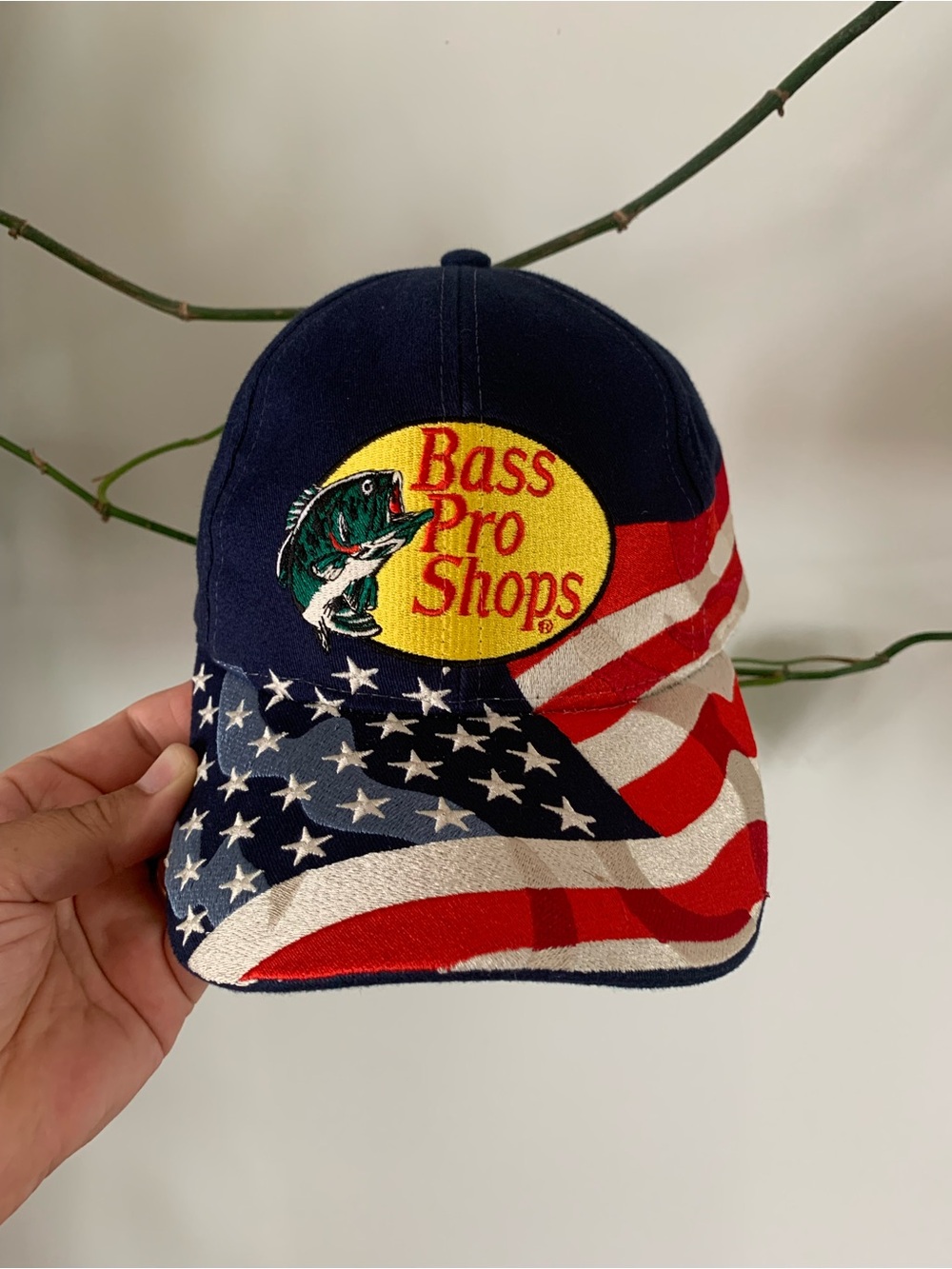 Bass Pro Shops Embroidered American Flag Hat